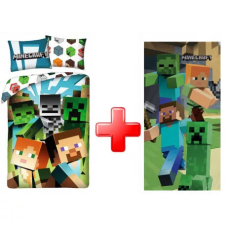 Minecraft ágyneműhuzat és törölköző szett lakástextília