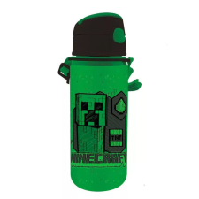 Minecraft alumínium kulacs akasztóval green 600ml kulacs, kulacstartó