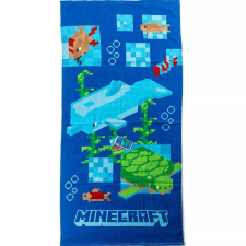 Minecraft Aquatic fürdőlepedő, strand törölköző 70x140cm lakástextília