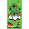  Minecraft Boom Green fürdőlepedő, strand törölköző 70x140cm