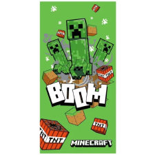  Minecraft Boom Green fürdőlepedő, strand törölköző 70x140cm babatörülköző, kifogó