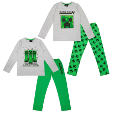  Minecraft Creeper gyerek hosszú pizsama 8-12 év