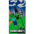 Minecraft Danger Zone fürdőlepedő, strand törölköző 70x140 cm (Fast Dry)