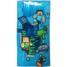 Minecraft Dive fürdőlepedő, strand törölköző 70x140cm lakástextília
