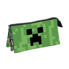 Minecraft Face 3 rekeszes tolltartó 22 cm tolltartó