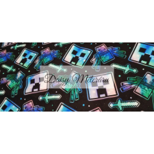  Minecraft fej lilás-kék Soft Shell rövidáru