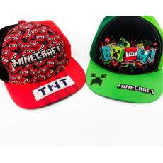 MINECRAFT fiú BASEBALL SAPKA