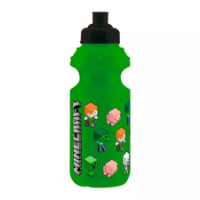 Minecraft Green műanyag kulacs, sportpalack 350 ml kulacs, kulacstartó
