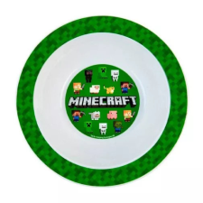 Minecraft Green műanyag mélytányér babaétkészlet