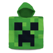  Minecraft Green strand törölköző poncsó 60x120 cm babatörülköző, kifogó