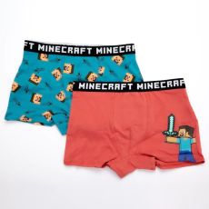  Minecraft gyerek boxeralsó 2 darab/csomag 8 év