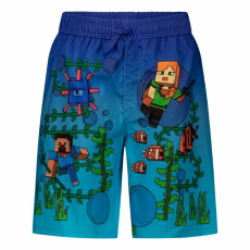 Minecraft Gyerek fürdőruha, Steve Blue, 134 cm, 9 év, Kék