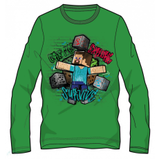 Minecraft gyerek hosszú ujjú póló, felső 10 év