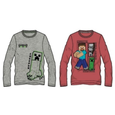  Minecraft gyerek hosszú ujjú póló, felső 6-12 év gyerek póló