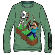 Minecraft gyerek hosszú ujjú póló felső minecraft 6év