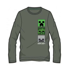 Minecraft gyerek hosszú ujjú póló szürke creeper 8 év gyerek póló