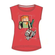 Minecraft gyerek rövid póló felső dog 6év