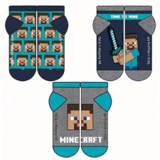 Minecraft gyerek titokzokni szett Steve 23/26 gyerek zokni