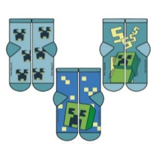 Minecraft gyerek zokni (3 pár)