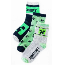 Minecraft gyerek zokni creeper 27/30