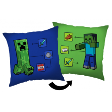  Minecraft How to Creeper párna, díszpárna 40*40 cm lakástextília