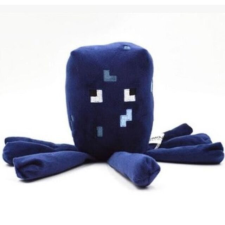Minecraft kék tintahal plüssfigura gyerekeknek 23cm plüssfigura