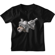  Minecraft Kutya - Gyerek Póló