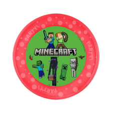 Minecraft micro prémium műanyag lapostányér 21 cm babaétkészlet