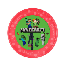 Minecraft micro prémium műanyag lapostányér 21 cm babaétkészlet
