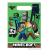 Minecraft Minecraft Green műanyag ajándéktasak, ajándékzacskó 6 db-os