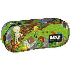 Minecraft mintás tolltartó, beledobálós, ovális, BackUp, 2025, A61 tolltartó