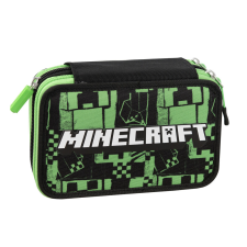 Minecraft Pixels Green, Tolltartó, Felszerelt, 20 x 13 x 7 cm, Zöld tolltartó