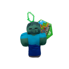 Minecraft plüss kulcstartó 13cm kulcstartó