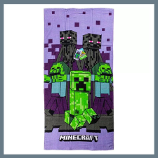 Minecraft Purple fürdőlepedő, strand törölköző 70x140cm CBX24002024MC lakástextília