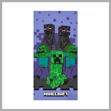 Minecraft Purple fürdőlepedő, strand törölköző 70x140cmCBX11311JE lakástextília