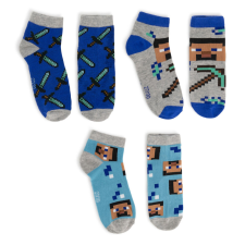 Minecraft Steve zokni, 31/34-es méret gyerek zokni