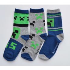 Minecraft zokni szett/3db Minecraft 23-26