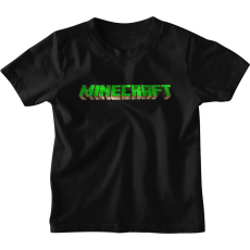  Minecraft Zombie Logó - Gyerek Póló