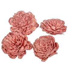  Ming boglárka old pink 4cm 50db-os dekorációs kellék
