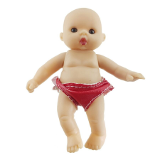 Mini baba piros ruhában baba
