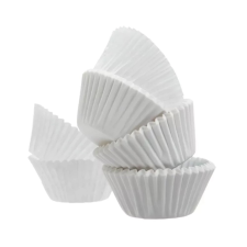 Mini bonbon papír kapszula, fehér-120db-os sütés és főzés