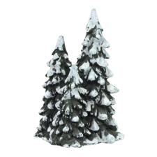 Mini fenyőfák 1db 6,6cm dekorációs kellék