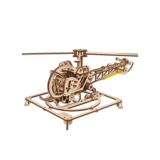 Mini helikopter 3D fa mechanikus puzzle puzzle, kirakós
