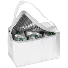 Mini hűtőtáska vállpánttal, fehér hűtőtáska