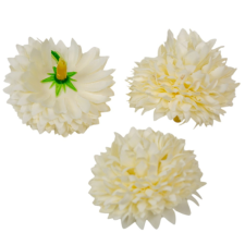  Mini krizantém virágfej D4cm 60db/csom dekorációs kellék