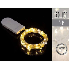 Mini LED-izzófüzér - 50 LED-es izzó - meleg fénnyel karácsonyfa izzósor