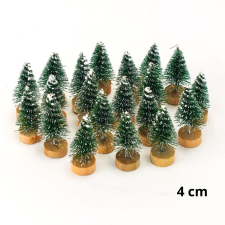 Mini műfenyő - 4 cm karácsonyi dekoráció