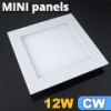 Mini négyzet LED panel (170x170 mm) 12 Watt hideg fehér