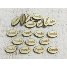 Mini "Levendula" tábla 20db/csomag dekorációs kellék