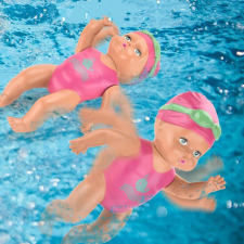 Mini Water Baby - felhúzható úszó játékbaba (BBJ) fürdőszobai játék